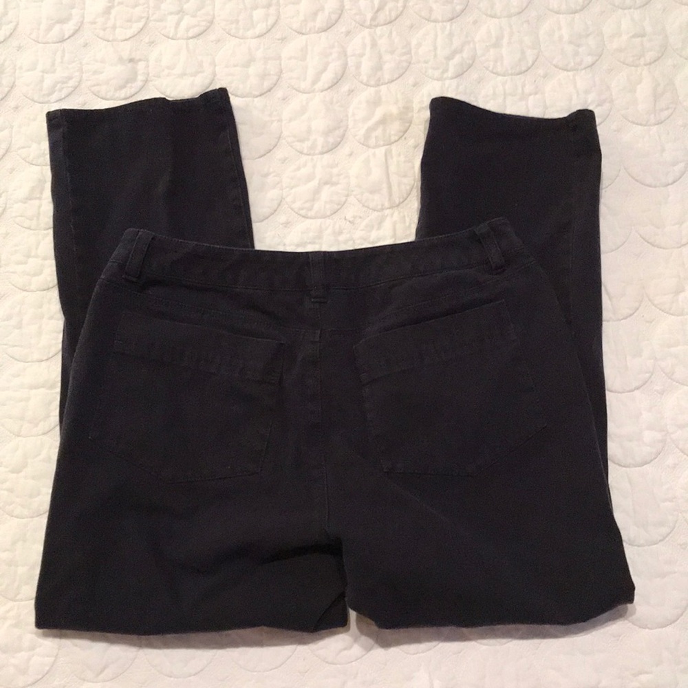 {Coldwater Creek} Natural Fit Kick Crop Pants 8 - Picture 5 of 7